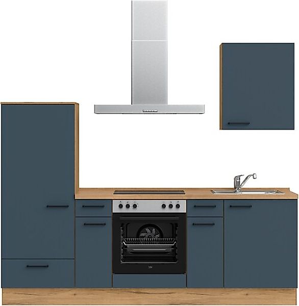 nobilia® Küchenzeile »"Easytouch I"« vormontiert, Ausrichtung wählbar, Brei günstig online kaufen