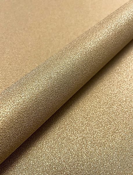 Newroom Vliestapete, Gold Tapete Modern Unifarbe günstig online kaufen
