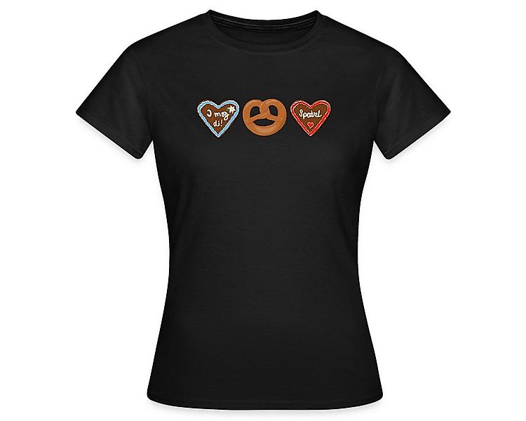 Spreadshirt T-Shirt I Mog Di Lebkuchenherz Volksfest Tracht Frauen T-Shirt günstig online kaufen