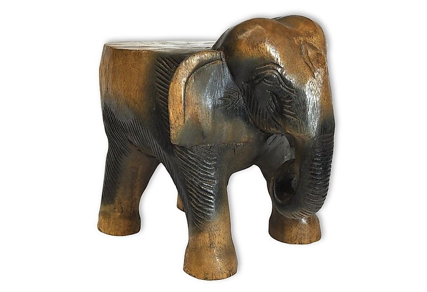 Thaiboo Blumenhocker Elefantentisch - Massivholz - Hocker - Deko - Blumenst günstig online kaufen