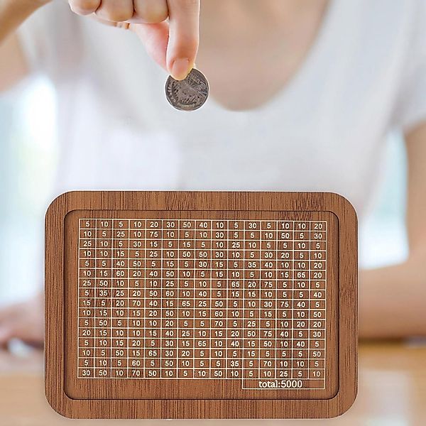 BlingBin Spardose Holz Spardose mit Zahlenfeld, günstig online kaufen