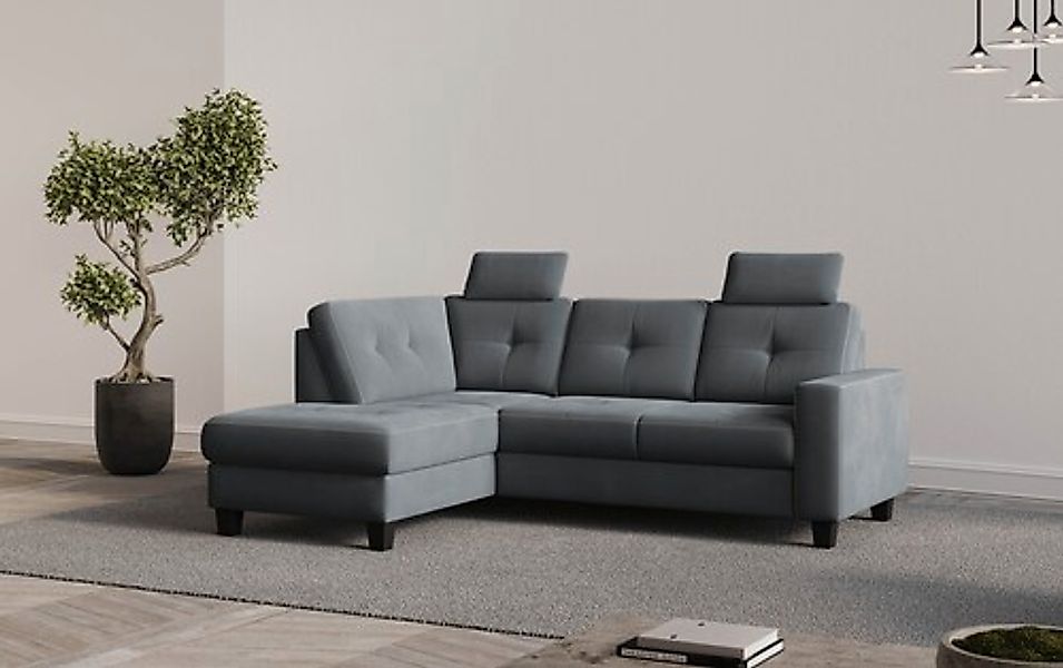 Home affaire Ecksofa »Varese« wahlweise mit Bettfunktion und Bettkasten günstig online kaufen