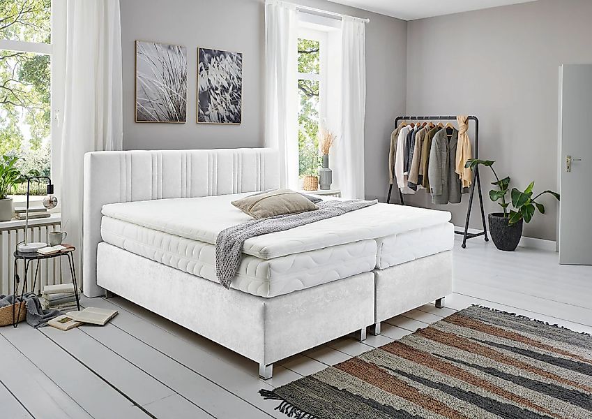 Westfalia Schlafkomfort Boxspringbett wahlweise mit Bettkasten und Topper günstig online kaufen