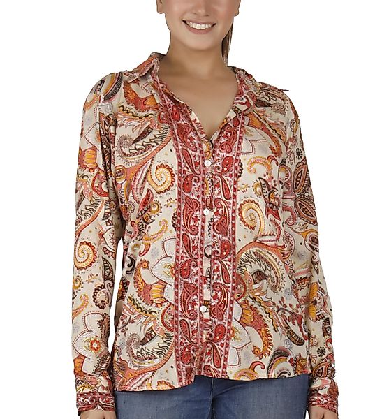 Guru-Shop Longbluse Leichte Boho Bluse, Sommerbluse, günstig online kaufen