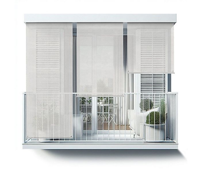 Tulup Senkrechtmarkise Verdunkelnde Balkonmarkise Außenrollo 16 verschieden günstig online kaufen