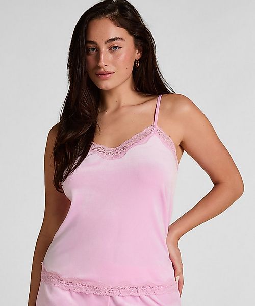 Hunkemöller Pyjama Cami Top Velours Lace günstig online kaufen