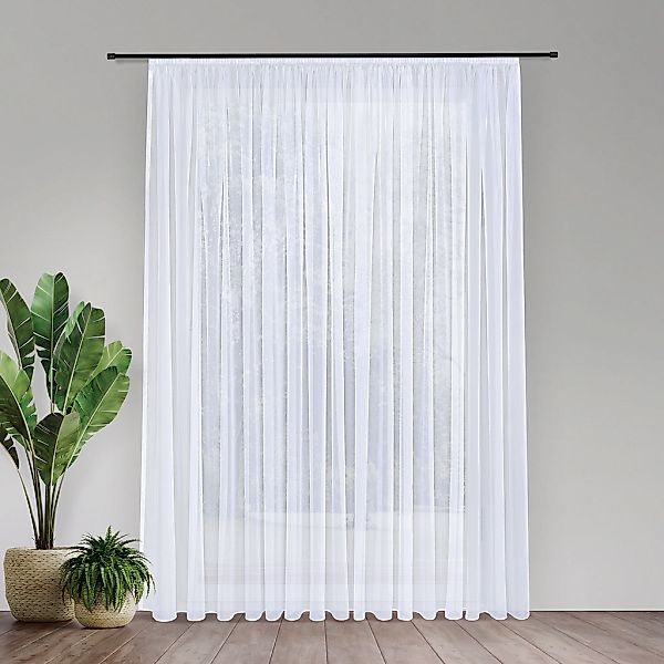 Gerster Gardine »Bianca«, (1 St.), Fertigstore Voile recyclet "Bianca" günstig online kaufen