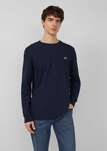 s.Oliver Langarmshirt T-Shirt Strukturiertes Longsleeve mit Ärmelbündchen günstig online kaufen