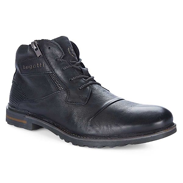 bugatti Schnürboots mit Reißverschluss Farbe schwarz Größe: EU41 günstig online kaufen