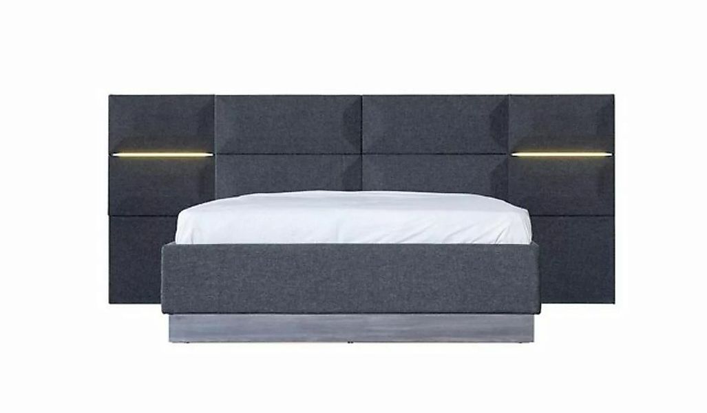 JVmoebel Bett, Bett Polster Design Material Holz Doppel Hotel Betten JV Möb günstig online kaufen