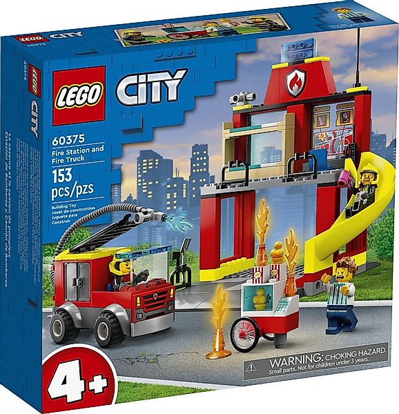 LEGO® City 60375 Feuerwehrstation Spielbausteine günstig online kaufen