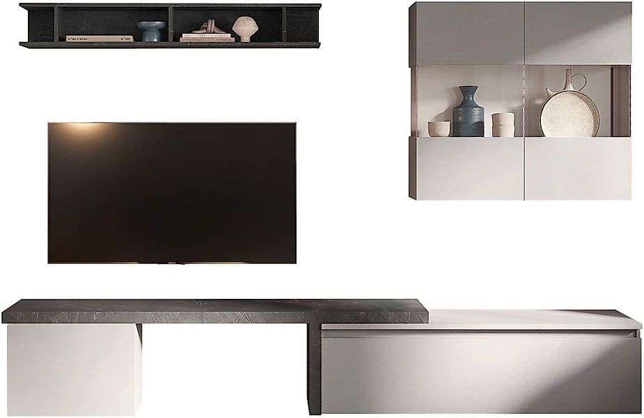 Home affaire Wohnwand "Infinity, 5tlg. Breite 260 cm, moderne Mediawand" 5 günstig online kaufen