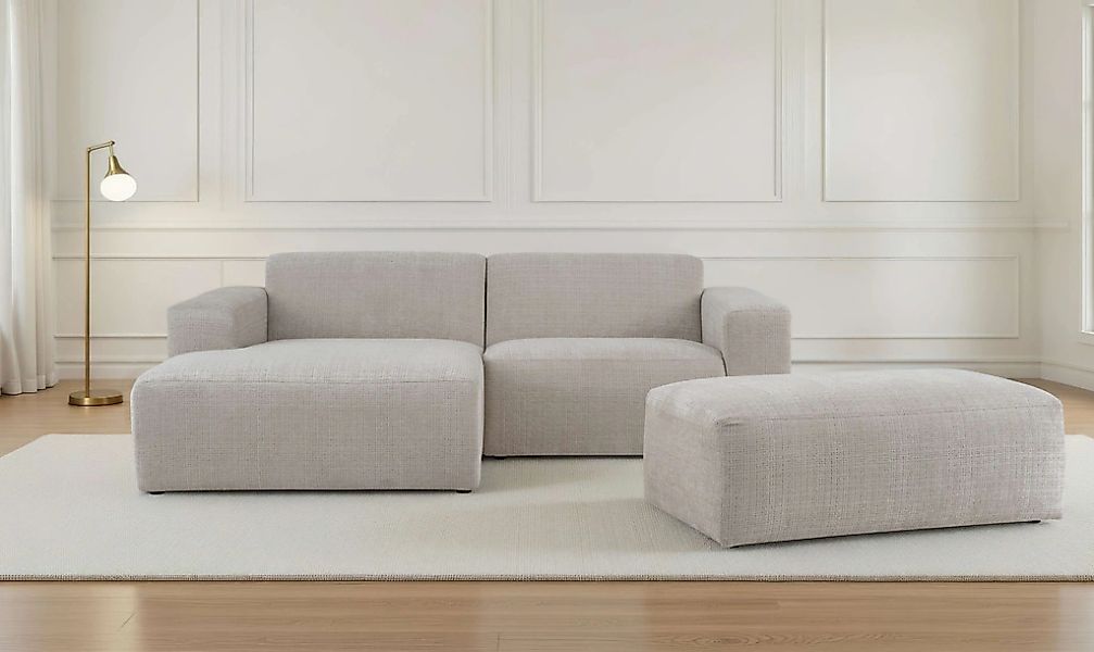 OTTO home Ecksofa "Koa,228cm, L-Form, Modulsofa, Webstoff, Cord, Struktur, günstig online kaufen