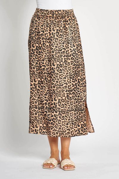 Zhrill Midirock ZHANUSHA mit Leopard-Print - günstig online kaufen