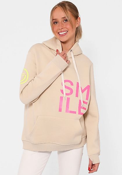 Zwillingsherz Hoodie ""Alissa"", Langarm, Kapuze, Neon-Details, Kordelzug, günstig online kaufen