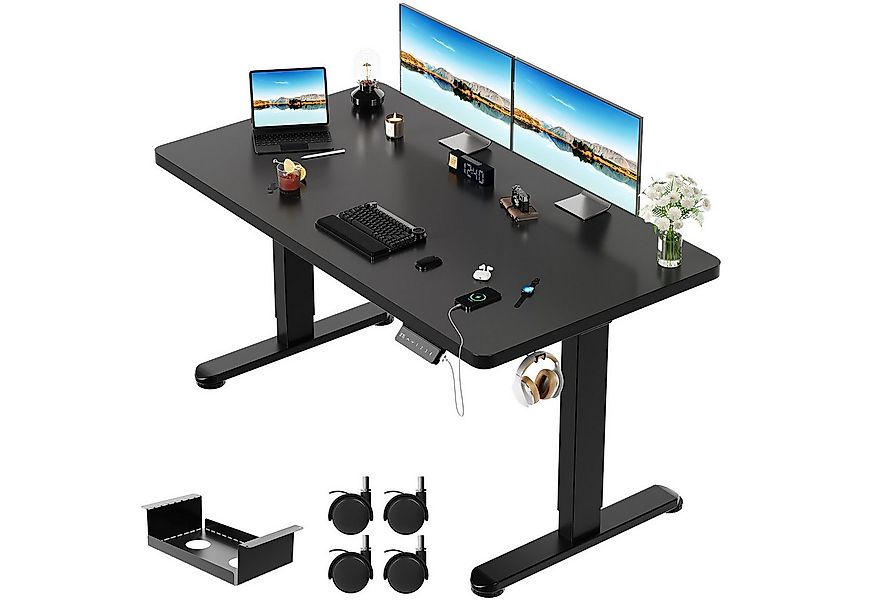 HOMALL Schreibtisch Höhenverstellbarer Elektrisch mit 25mm starker einteili günstig online kaufen