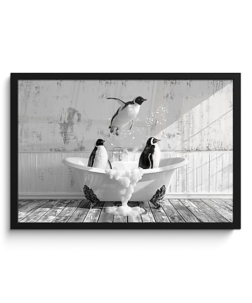 MuchoWow Poster Pinguine - Vintage - günstig online kaufen