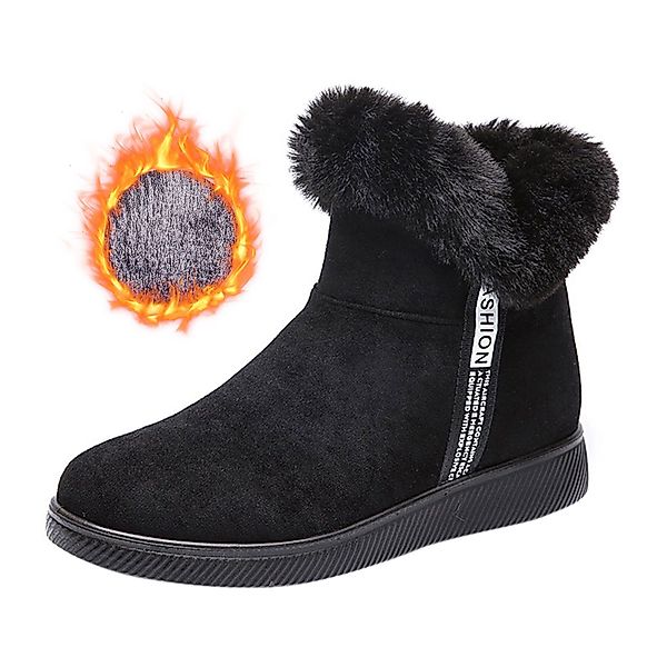 Refttenw Gefütterte Schlupfstiefel Wildleder Damen mit günstig online kaufen