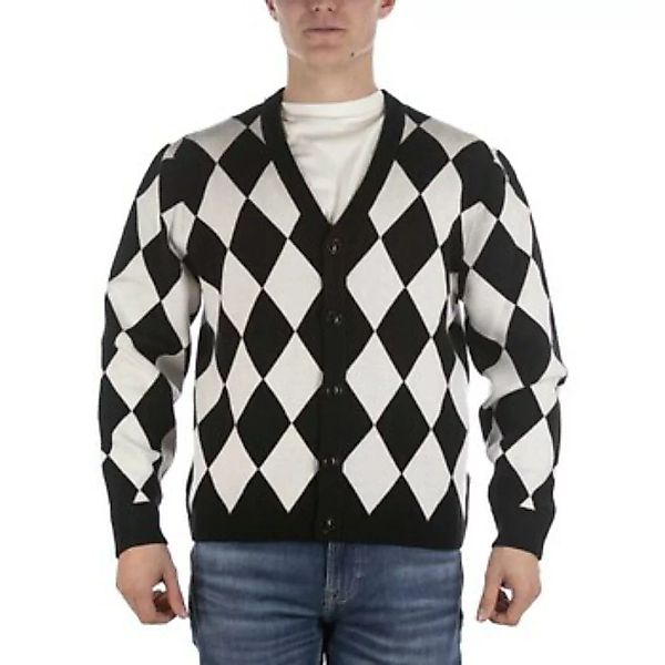 Guess  Sweatshirt Cardigan  Go Avery Diamond Bianco Nero günstig online kaufen