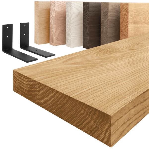 LAMO Manufaktur Wandregal Holz Gerade Regal günstig online kaufen