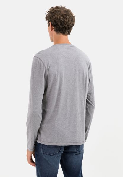 camel active Langarmshirt aus nachhaltigen Baumwollmix günstig online kaufen