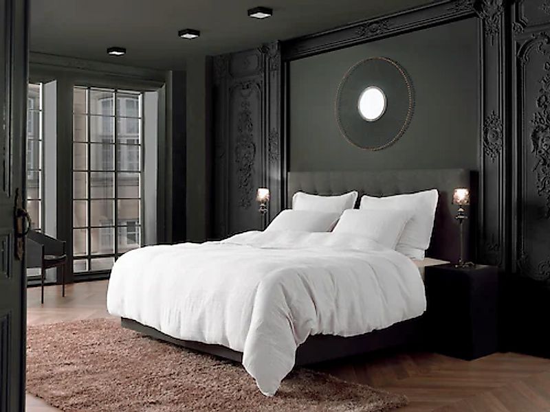 YELLOW Bettwäsche »Garza« 2 Stk. tlg. Uni Design, 100% Baumwolle ab 135x200 günstig online kaufen