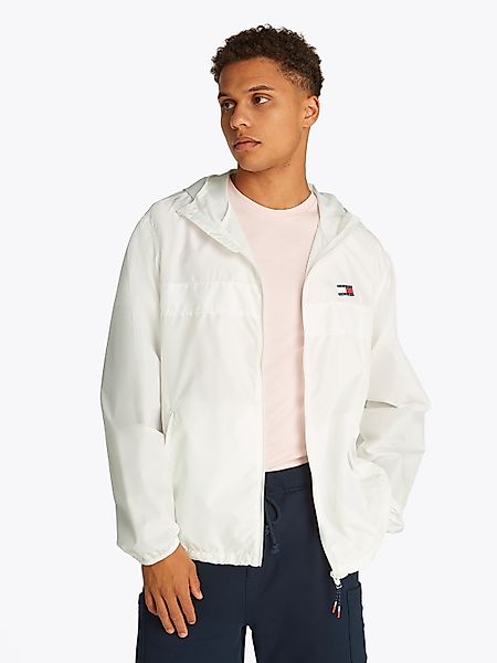 Tommy Jeans Outdoorjacke "TJM LW CHICAGO JACKET", mit Kapuze, mit Logoprägu günstig online kaufen