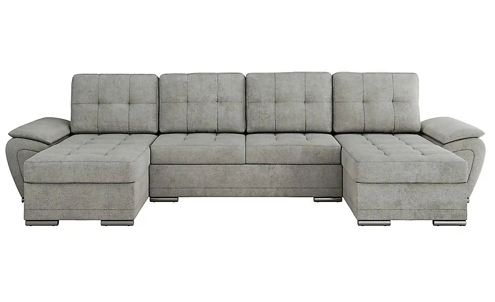 Wohnlandschaft mit Schlaffunktion Umbria ¦ grau ¦ Maße (cm): B: 336 H: 85 P günstig online kaufen