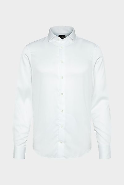 Hybridshirt Bügelfrei mit Jerseyeinsatz Slim Fit günstig online kaufen
