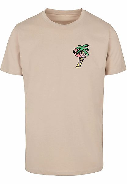 MisterTee Kurzarmshirt "MisterTee Herren Flamingo T-Shirt Round Neck", (1 t günstig online kaufen