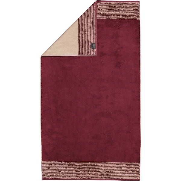 Cawö Handtücher Luxury Home Two-Tone 590 - Farbe: bordeaux - 23 - Duschtuch günstig online kaufen