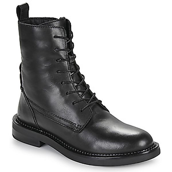 Geox Schnürstiefelette "Geox Stiefelette Glattleder" günstig online kaufen