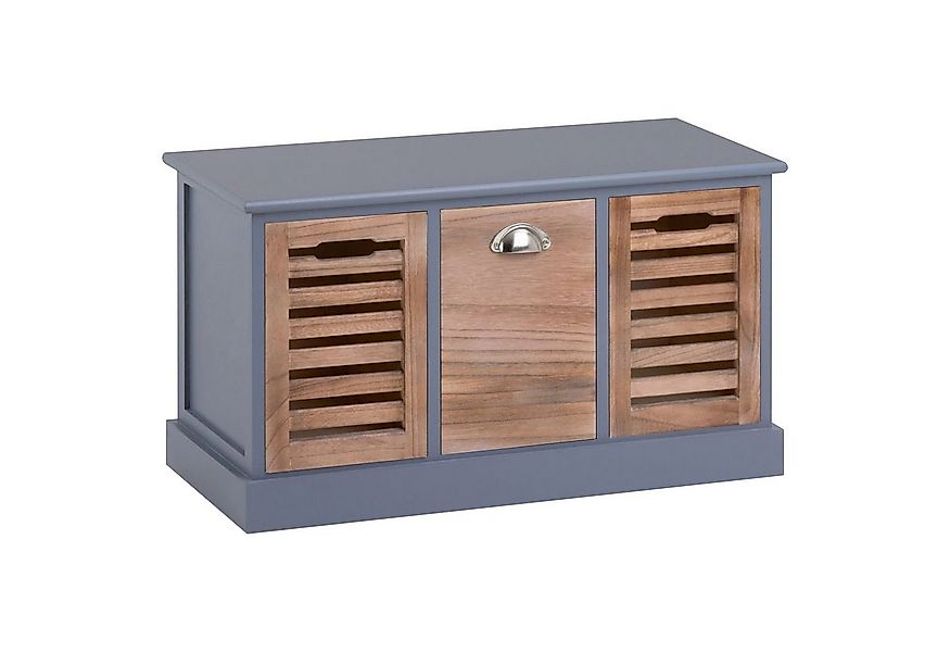 CARO-Möbel Schuhbank TRIENT, Sitzbank Garderobenbank Truhe Vintage Landhaus günstig online kaufen