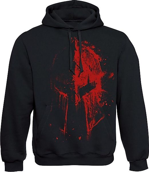 Baddery Kapuzenpullover Hoodie: "Sparta Bluthelm" - Sparta Pullover, hochwe günstig online kaufen