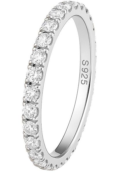 S&T Design Fingerring Damenring 925 Silber mit Moissanite (Sterling Silber günstig online kaufen