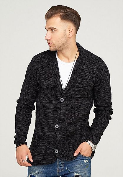 behype Strickjacke FELIAN mit modischem Reverskragen günstig online kaufen