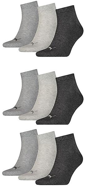 PUMA Sportsocken Puma Quarter Socken Sport im 9er Pack günstig online kaufen
