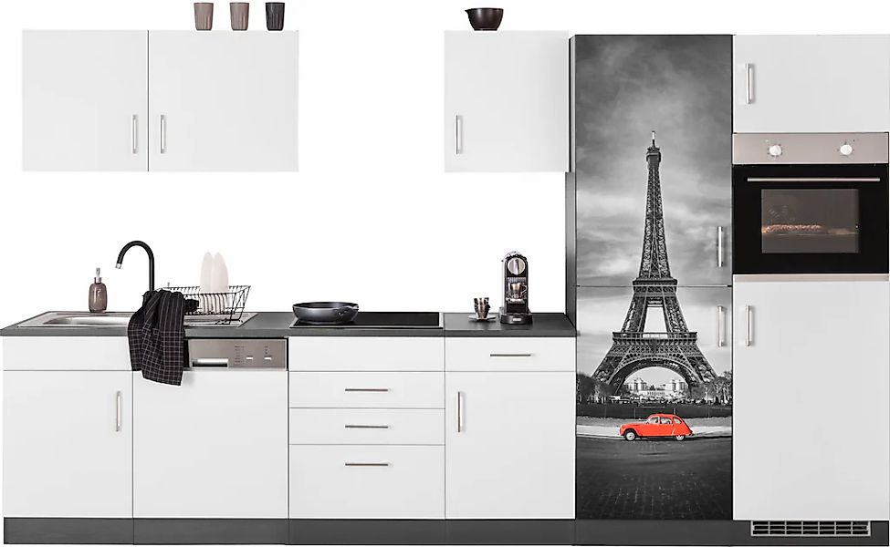 KOCHSTATION Küchenzeile "KS-Paris – Küchen mit einzigartigen Fotomotiven au günstig online kaufen
