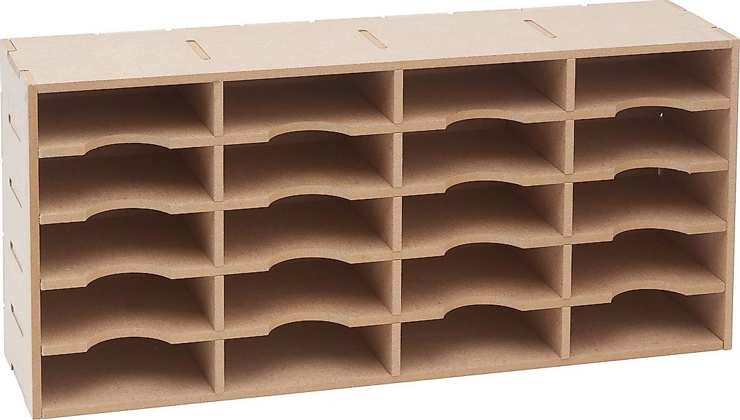 Pronty Crafts Organizer Flexio Stempelkissen-Box, 20 Fächer, 33x15x8cm günstig online kaufen