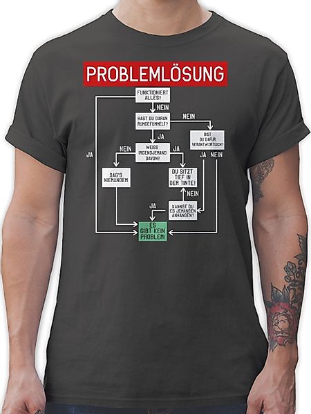 Shirtracer T-Shirt Problemlösung Sprüche Statement mit günstig online kaufen