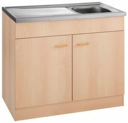 KOCHSTATION Spülenschrank "KS-Elster" Breite 100 cm günstig online kaufen