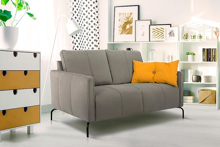 Home affaire 2-Sitzer "Xeen" mit feiner Steppung und Keder günstig online kaufen