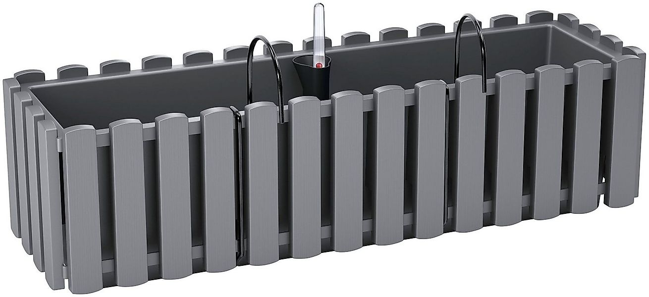 Prosperplast Balkonkasten Boardee Fence W, BxTxH: 58x18x16,2 cm, Inkl. Bewä günstig online kaufen
