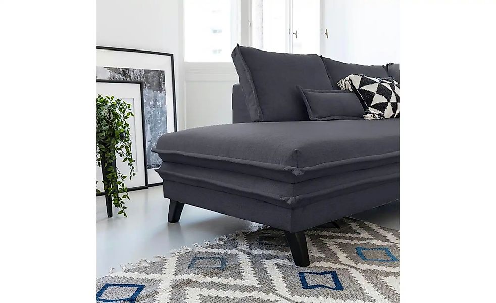 Miuform Wohnlandschaft mit Schlaffunktion Charming Charlie ¦ grau ¦ Maße (c günstig online kaufen