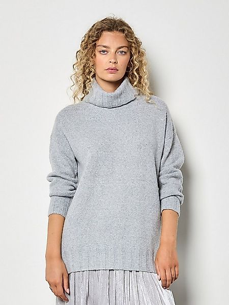 Apricot Rollkragenpullover Longpullover aus Grobstrick günstig online kaufen