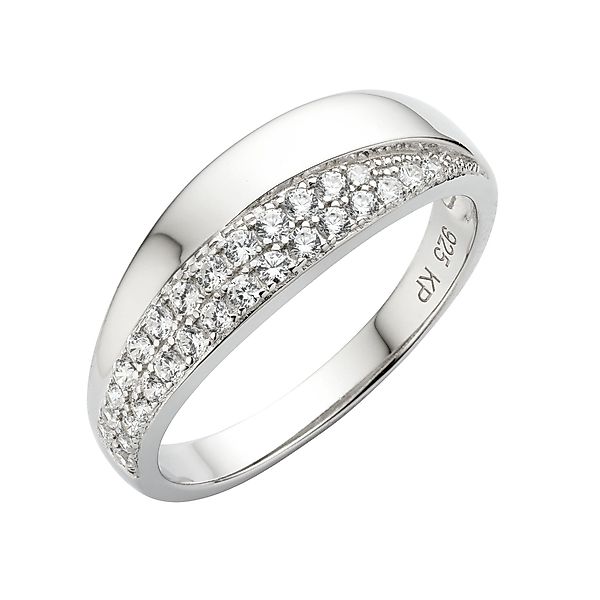 Zeeme Fingerring Silber 925 rhodiniert mit günstig online kaufen