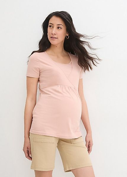 bonprix Stillshirt (Packung, 2-tlg) figurumspielende Passform, mit Wickelsc günstig online kaufen