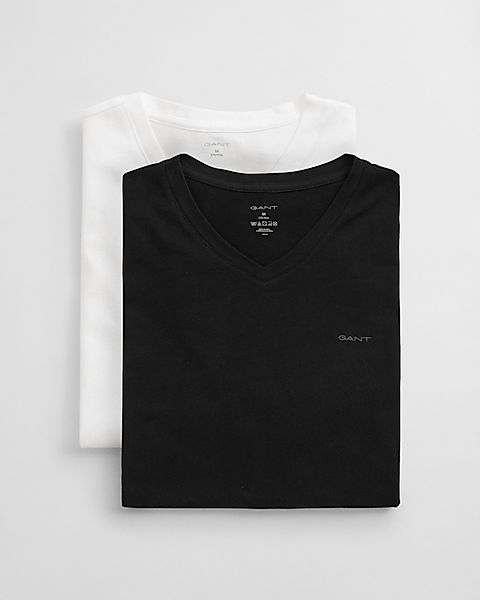Gant Kurzarmshirt V-NECK T-SHIRT 2-PACK Mit günstig online kaufen