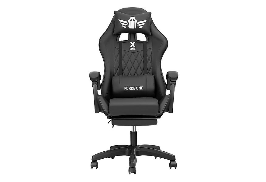 FORCE ONE Gaming-Stuhl X ONE Drehstuhl aus Kunstleder Race Stuhl mit Verste günstig online kaufen