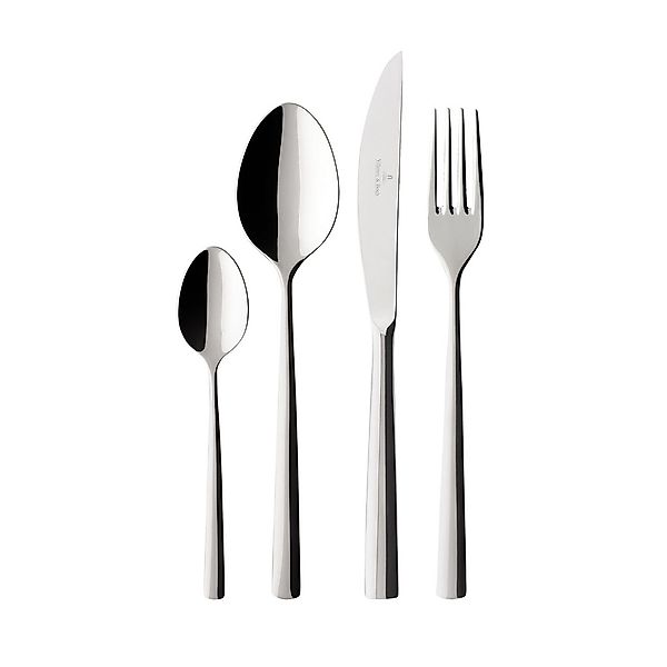 Villeroy & Boch Besteck-Set "Tafelbesteck Piemont 24er Set silber" günstig online kaufen